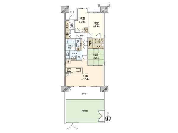 Brillia多摩ニュータウン E棟 間取図(平面図) 間取図(平面図)