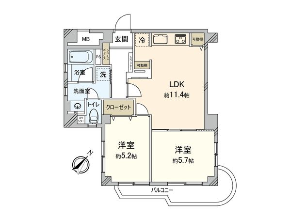 調布ヶ丘ハイツ 間取図(平面図) 調布ヶ丘ハイツ 間取図(平面図)
