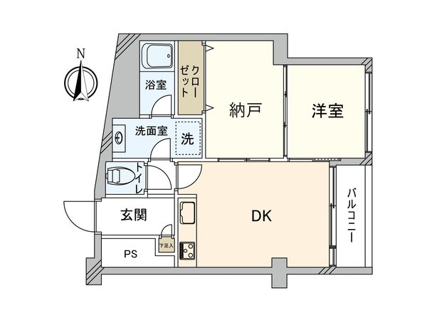 調布シュロス 間取図(平面図) 間取図(平面図)