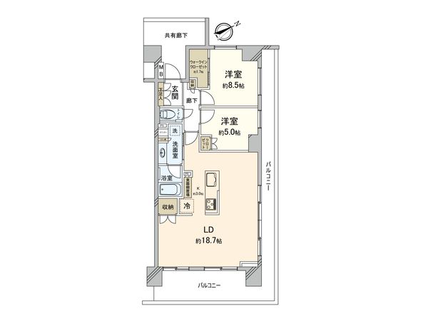 パークホームズ調布桜堤通り 間取図(平面図)