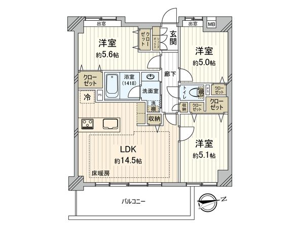 間取図(平面図)
