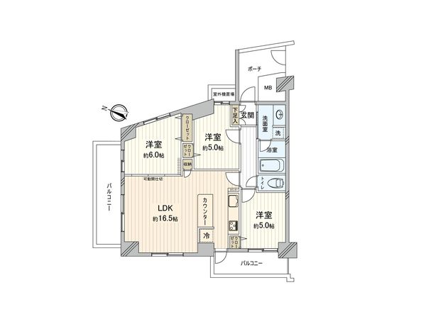 レーベンハイム多摩聖ヶ丘 間取図(平面図) 間取図(平面図)