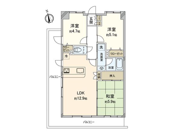 間取図(平面図)