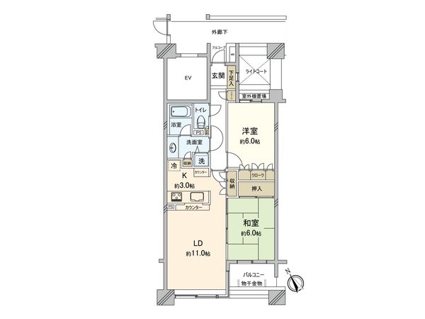 調布が丘パーク・ホームズ 間取図(平面図) 間取図(平面図)