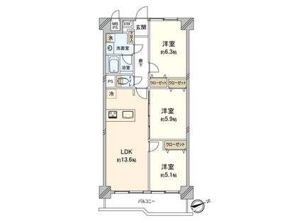 間取図(平面図)