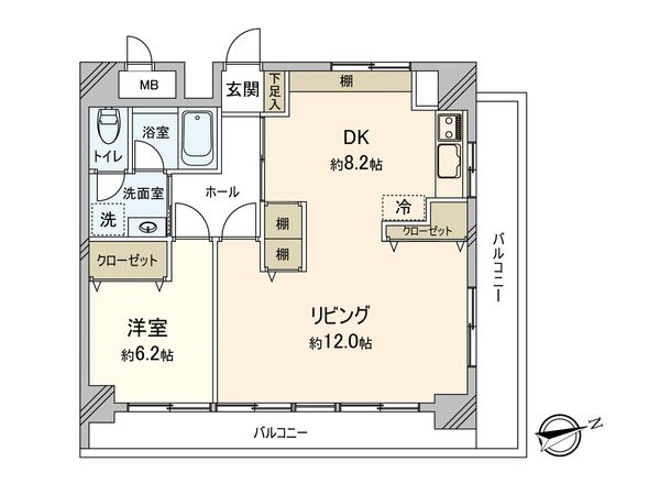 オリエントマンション 間取図(平面図) オリエントマンション 間取図(平面図)