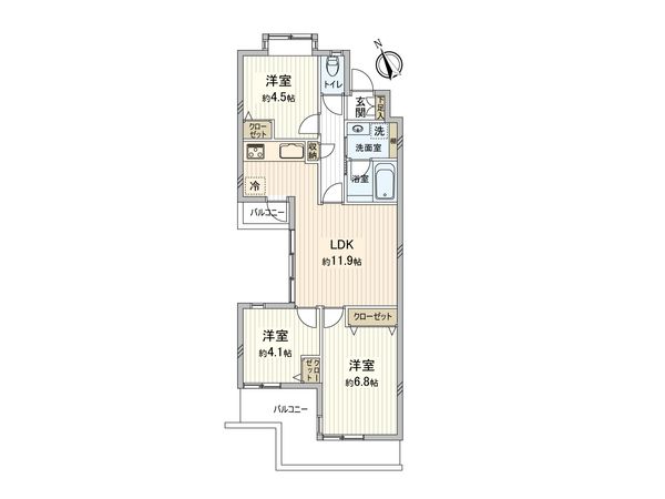 ライオンズマンション調布台 間取図(平面図) ライオンズマンション調布台 間取図(平面図)
