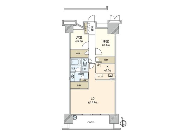 深大寺レジデンス ガーデンレジデンス 間取図(平面図)