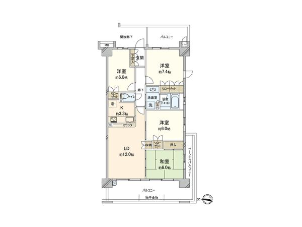 深大寺レジデンス フォレストレジデンス 間取図(平面図) 深大寺レジデンス フォレストレジデンス 間取図(平面図)