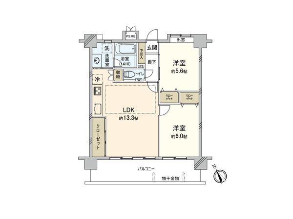 センチュリー武蔵野の森 間取図(平面図)