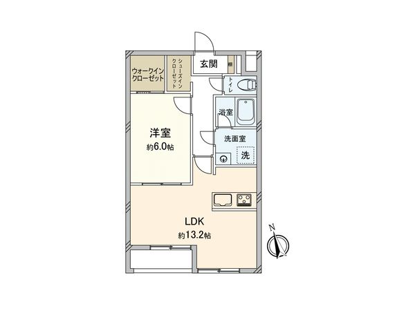 ワコーマンション調布 間取図(平面図) ワコーマンション調布 間取図(平面図)