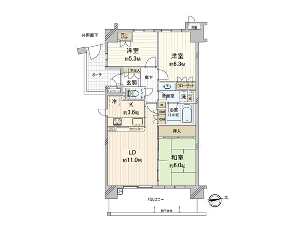 間取図(平面図)