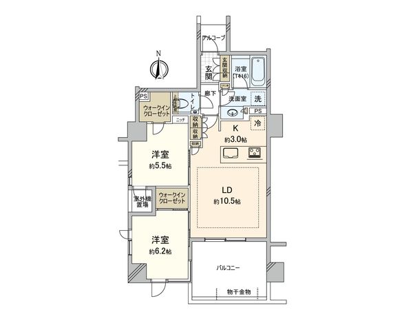 アトラス調布 光の棟 間取図(平面図) アトラス調布 光の棟 間取図(平面図)