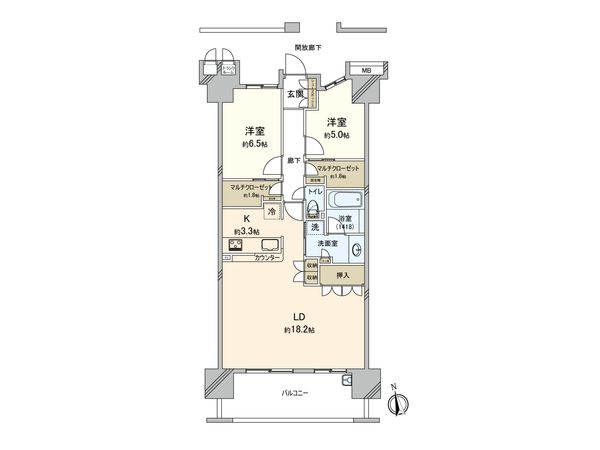 深大寺レジデンス ガーデンレジデンス 間取図(平面図) 深大寺レジデンス ガーデンレジデンス 間取図(平面図)