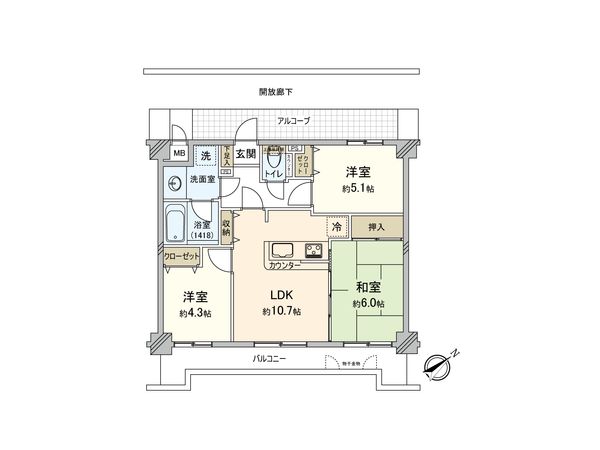 間取図(平面図)