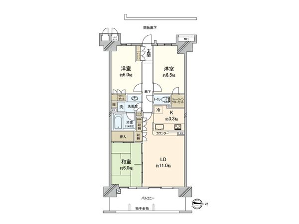 間取図(平面図)