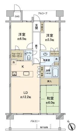 エルディア 間取図(平面図) エルディア 間取図(平面図)