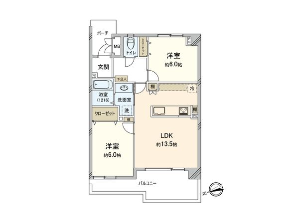 ガーデンハイツ調布富士見町 間取図(平面図) ガーデンハイツ調布富士見町 間取図(平面図)