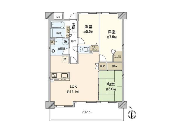 ソフィア調布染地公園 間取図(平面図) ソフィア調布染地公園 間取図(平面図)