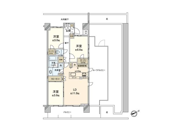パークホームズ調布桜堤通り 間取図(平面図) パークホームズ調布桜堤通り 間取図(平面図)