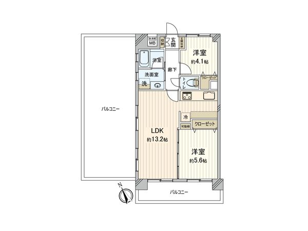 ライオンズシティ調布 間取図(平面図) ライオンズシティ調布 間取図(平面図)