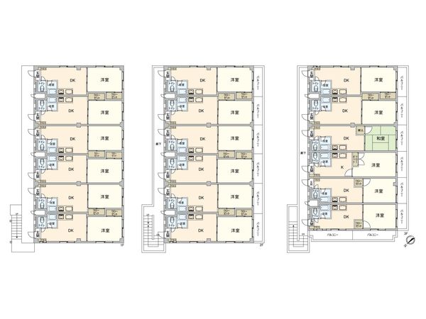 調布栄マンション 間取図(平面図)