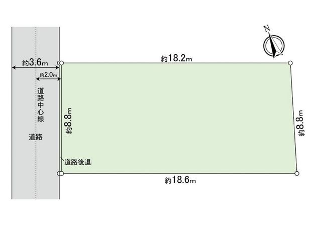 府中市白糸台3丁目 土地 区画図 府中市白糸台3丁目 土地 区画図