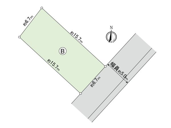 府中市白糸台6丁目 土地 区画図 府中市白糸台6丁目 土地 区画図