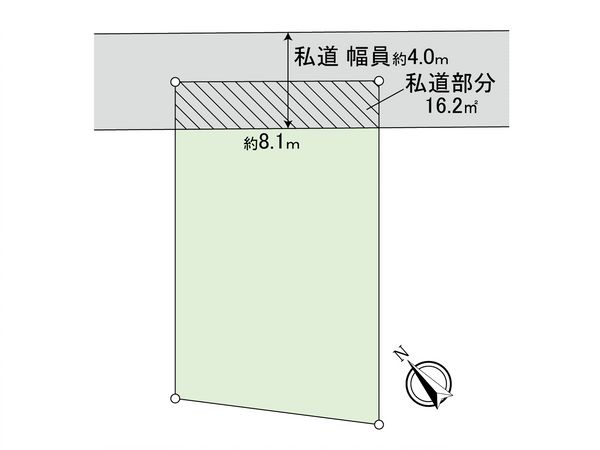 府中市紅葉丘3丁目 土地 区画図 府中市紅葉丘3丁目 土地 区画図