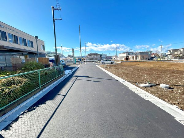 府中市南町6丁目 土地K区画 前面道路含む外観 府中市南町6丁目 土地K区画 前面道路含む外観
