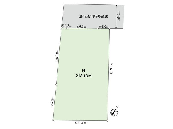 府中市南町6丁目 土地N区画 区画図 府中市南町6丁目 土地N区画 区画図