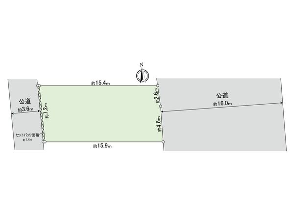 府中市宮西町4丁目 土地 区画図 府中市宮西町4丁目 土地 区画図