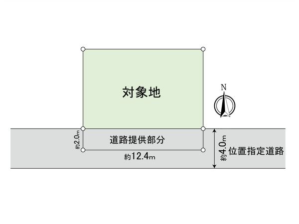 府中市北山町2丁目 土地 区画図
