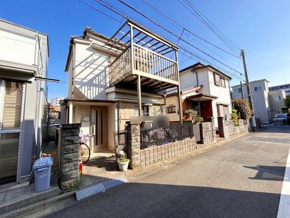 府中市緑町3丁目 土地 前面道路含む外観