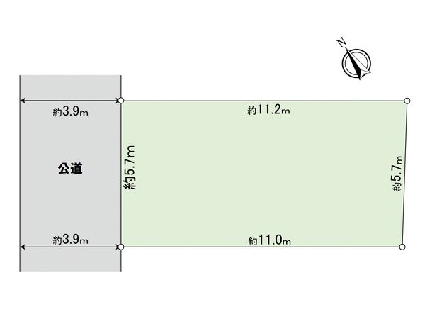 府中市緑町3丁目 土地 区画図 府中市緑町3丁目 土地 区画図