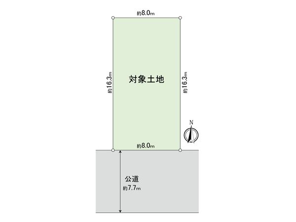 府中市晴見町1丁目 土地 区画図 府中市晴見町1丁目 土地 区画図