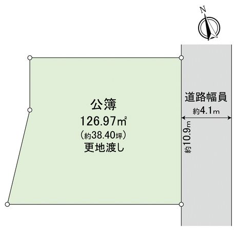 府中市清水が丘3丁目 土地 区画図 府中市清水が丘3丁目 土地 区画図