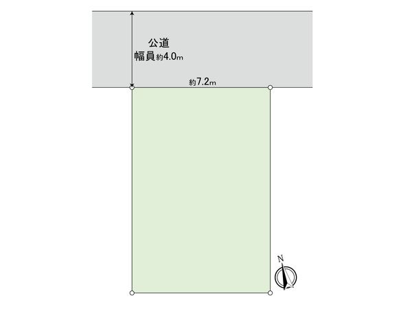 府中市若松町2丁目 土地 区画図 府中市若松町2丁目 土地 区画図