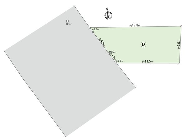 日新町3丁目 土地D区画 区画図 日新町3丁目 土地D区画 区画図