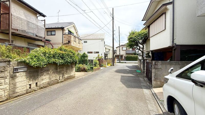 府中市是政1丁目 土地 前面道路含む外観 府中市是政1丁目 土地 前面道路含む外観