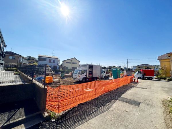 府中市四谷4丁目 土地 4号地 前面道路含む外観 府中市四谷4丁目 土地 4号地 前面道路含む外観
