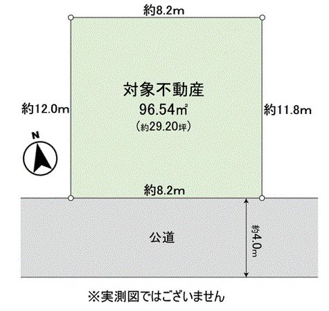 府中市府中町2丁目 土地 区画図 府中市府中町2丁目 土地 区画図