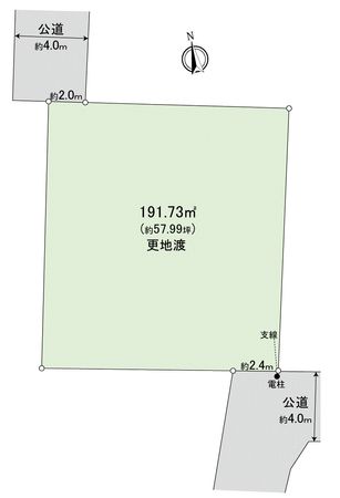 府中市本宿町3丁目 土地 区画図 府中市本宿町3丁目 土地 区画図