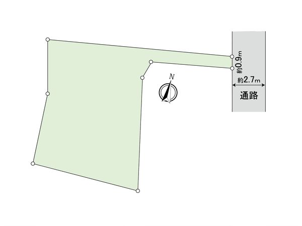 府中市小柳町1丁目 戸建 区画図 府中市小柳町1丁目 戸建 区画図