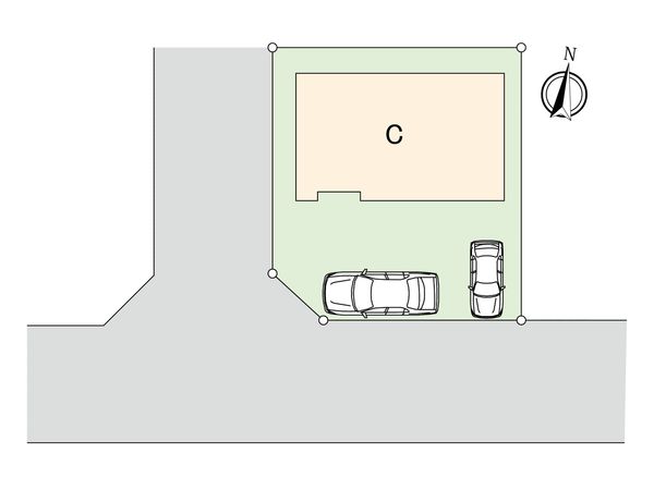 府中市日新町5丁目 新築戸建C号棟 区画図