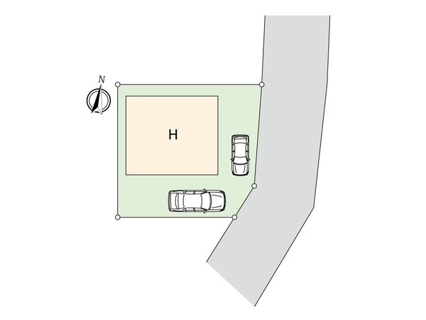 府中市日新町5丁目 新築戸建H号棟 間取図(平面図)