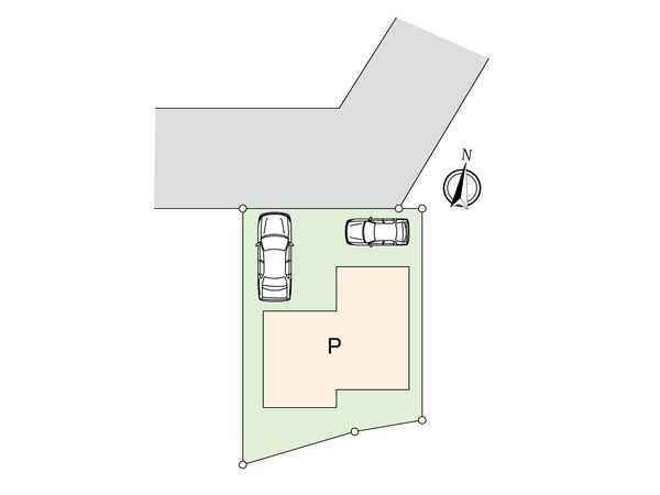 府中市日新町5丁目 新築戸建P号棟 区画図
