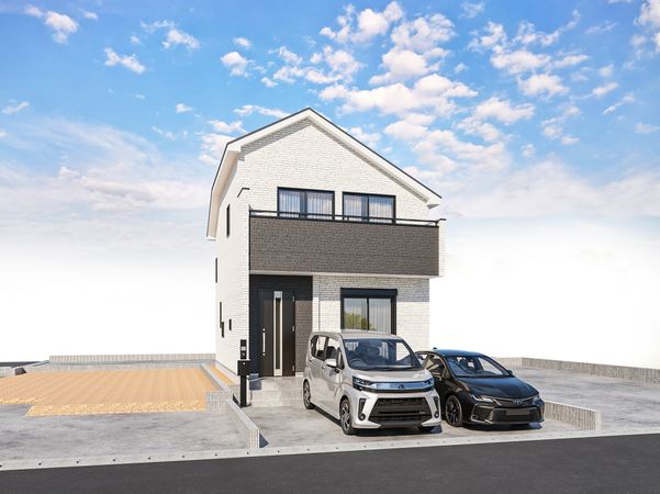 調布市富士見町4丁目 新築戸建 B号棟 外観パース図 調布市富士見町4丁目 新築戸建 B号棟 外観パース図