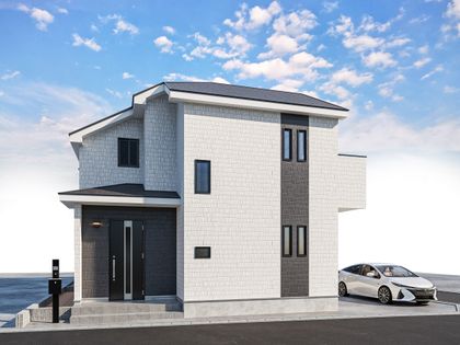 調布市富士見町4丁目 新築戸建 A号棟 外観パース図