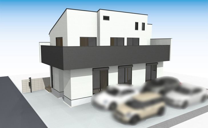 府中市紅葉丘3丁目 新築戸建 外観パース図 府中市紅葉丘3丁目 新築戸建 外観パース図